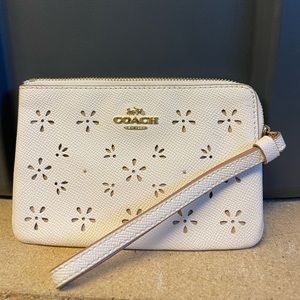 Small coach wristlet